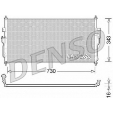 DCN46006 DENSO Конденсатор, кондиционер