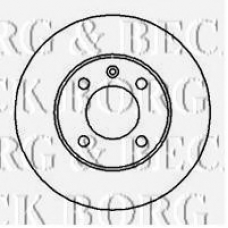 BBD4174 BORG & BECK Тормозной диск