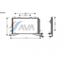 MSA5268 AVA Конденсатор, кондиционер