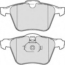 CBP01608 COMLINE Комплект тормозных колодок, дисковый тормоз