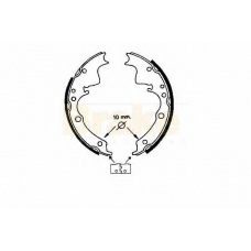 SH2220 BRAKE ENGINEERING Комплект тормозных колодок