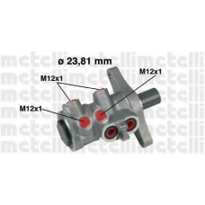 05-0313 METELLI Главный тормозной цилиндр