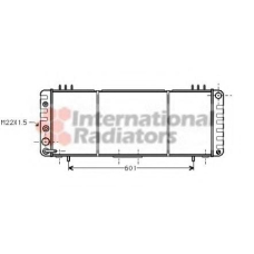 21002013 VAN WEZEL Радиатор, охлаждение двигателя