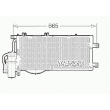 DCN20016 DENSO Конденсатор, кондиционер