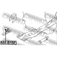 NM-B15F FEBEST Подвеска, двигатель