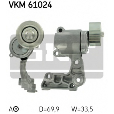 VKM 61024 SKF Натяжной ролик, поликлиновой  ремень