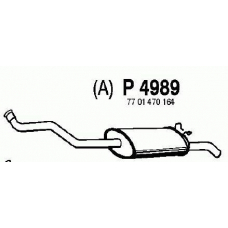 P4989 FENNO Глушитель выхлопных газов конечный