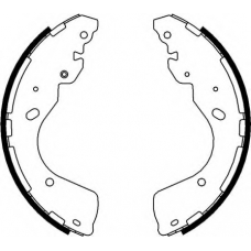 H1774 PAGID Комплект тормозных колодок