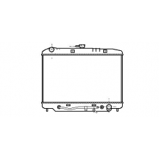 OL2180 AVA Радиатор, охлаждение двигателя