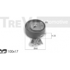 KD1260 TREVI AUTOMOTIVE Комплект ремня ГРМ