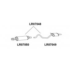 LR07048 VENEPORTE Глушитель выхлопных газов конечный