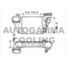 104614 AUTOGAMMA Интеркулер