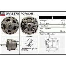 DRA9870 DELCO REMY Генератор