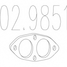 02.9851 MTS Прокладка, труба выхлопного газа
