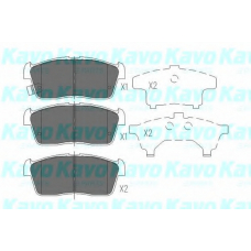 KBP-8507 KAVO PARTS Комплект тормозных колодок, дисковый тормоз