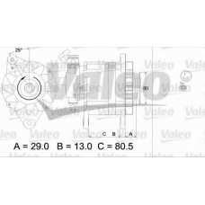 437131 VALEO Генератор