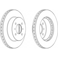 DDF1193-1 FERODO Тормозной диск