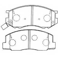 FP0263 FIT Комплект тормозных колодок, дисковый тормоз