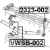 2323-002 FEBEST Тяга / стойка, стабилизатор