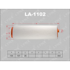 LA-1102 LYNX Фильтр воздушный