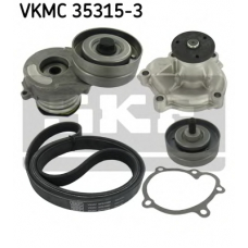 VKMC 35315-3 SKF Водяной насос + комплект ручейковых ремней