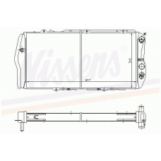60437 NISSENS Радиатор, охлаждение двигателя