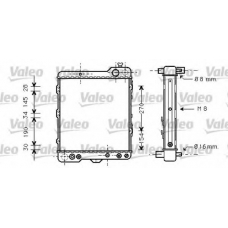 731760 VALEO Радиатор, охлаждение двигателя