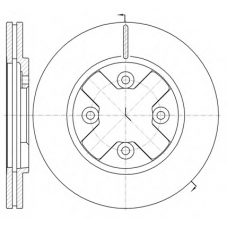 6145.10 REMSA Тормозной диск