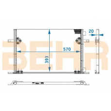 7401160 BEHR Condenser