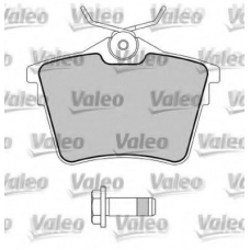 598664 VALEO Комплект тормозных колодок, дисковый тормоз