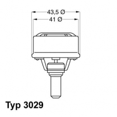 3029.78 WAHLER Термостат, охлаждающая жидкость