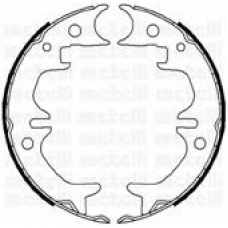 53-0444 METELLI Комплект тормозных колодок, стояночная тормозная с
