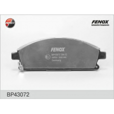 BP43072 FENOX Комплект тормозных колодок, дисковый тормоз
