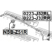 NSB-Z51R FEBEST Опора, стабилизатор