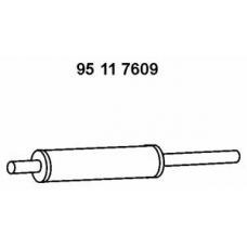 95 11 7609 EBERSPACHER Предглушитель выхлопных газов