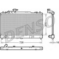 DRM44033 DENSO Радиатор, охлаждение двигателя