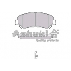 1080-6901J ASHUKI Комплект тормозных колодок, дисковый тормоз