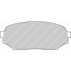 FDB1030 FERODO Комплект тормозных колодок, дисковый тормоз