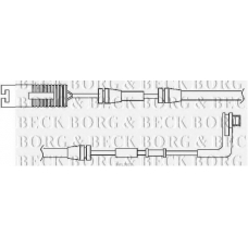 BWL3029 BORG & BECK Сигнализатор, износ тормозных колодок