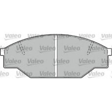 551711 VALEO Комплект тормозных колодок, дисковый тормоз