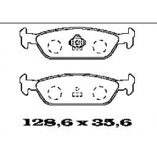 BL1395A1 FTE Колодки тормозные