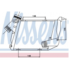 96677 NISSENS Интеркулер