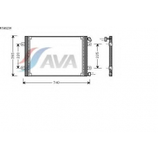 RTA5234 AVA Конденсатор, кондиционер