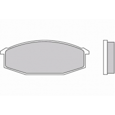 12-0180 E.T.F. Комплект тормозных колодок, дисковый тормоз