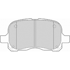FD6979A NECTO Комплект тормозных колодок, дисковый тормоз