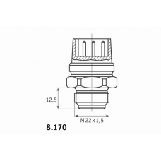 8.170.27 BEHR Термовыключатель, вентилятор радиатора