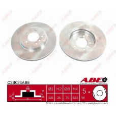 C3B026ABE ABE Тормозной диск
