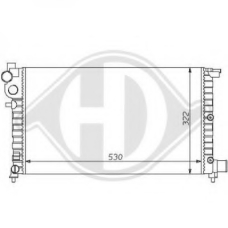 8126115 DIEDERICHS Радиатор, охлаждение двигателя