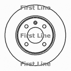 FBD032 FIRST LINE Тормозной диск