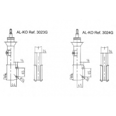 3023G AL-KO Амортизатор